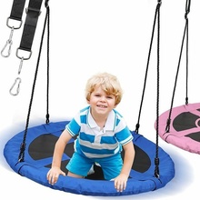 Physionics hojdačka v tvare kruhu modrá 100 cm
