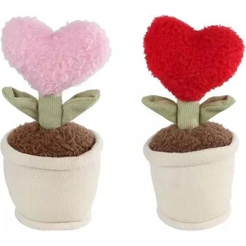 Manninger Вземи ме у дома! Плюшено цвете в саксия със сърце - 17 см, различни видове (661231)
