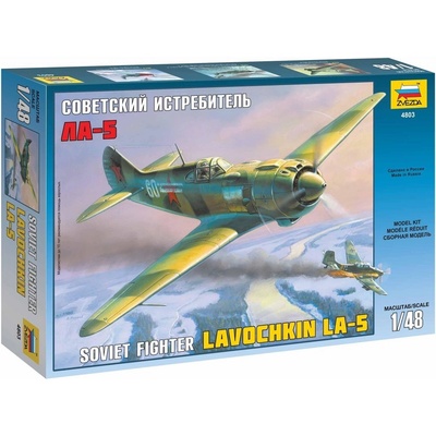 Zvezda Model Kit Lavočkin La 5 4803 1:48