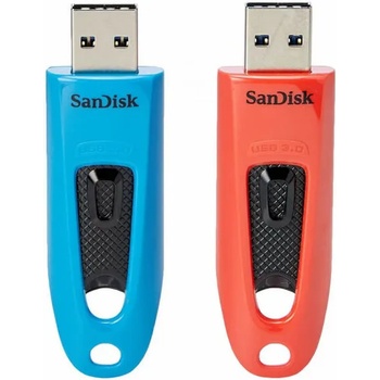 Image 1 of SanDisk Ultra 64GB USB 3.0 Blue/Red (2-pack) (SDCZ48-064G-G46BR2)