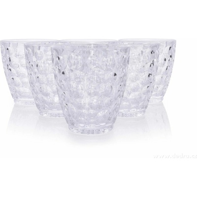 6 ks sada sklenice BUBBLE, objem 250 ml, výška 9,3 cm