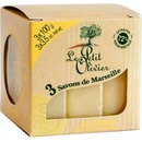 Le Petit Olivier Marseillské mydlo s glycerínom 3 x 100 g