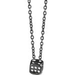 HARAHU Колие Игрално зарче - Черна kp21643
