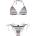 Protest Iva Triangle bikini - Red (Port Red)