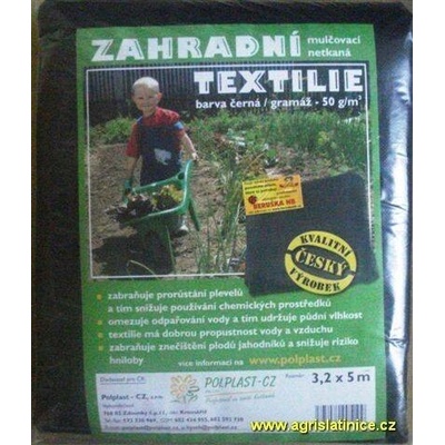 Agrikol netkaná textílie 3,2 x 5 m černá