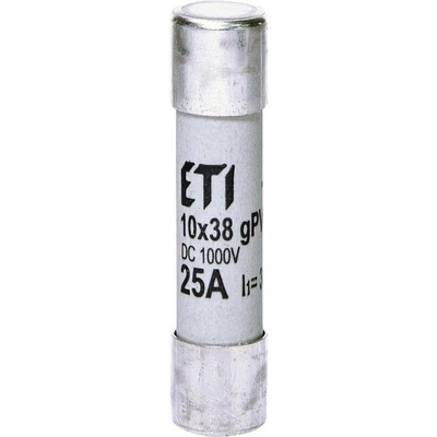 ETI Válcová pojistka CH10x38 gPV 25A/1000V DC 002625139
