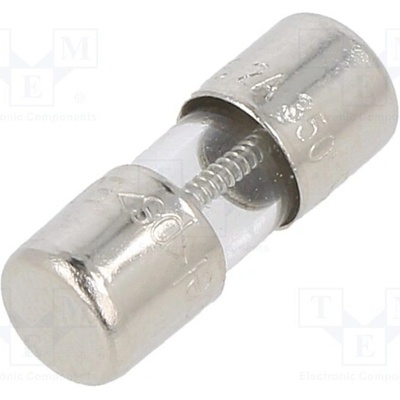BEL FUSE 2JS 2-R Pojistka: tavná; kulatý,sklěněná; 2A; 350VAC; zpožděná; 5x15mm; 2JS