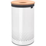 Brabantia Кош за пране Brabantia - 60 l, бял, корков капак (90300241)