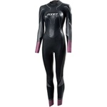 Zone3 women aspire wetsuit black/chalk xs
