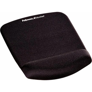 Fellowes Пад за мишка Fellowes Plushtouch, ергономичен, черен