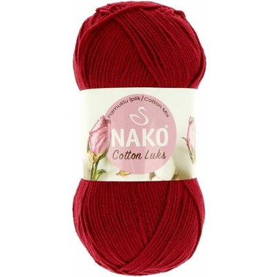 Nako Cotton Luks 97575 tmavo červená