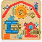 Tooky Toy Дървена активна дъска резета th985