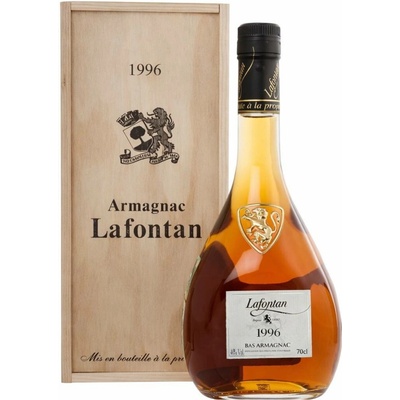 Lafontan Armagnac 1996 40% 0,7 l (v dřevěné dárkové krabičce)