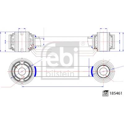 Tyc/vzpera, zaveseni kol FEBI BILSTEIN 185461