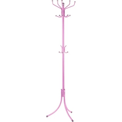 Carmen Закачалка за дрехи Carmen 128, 13 бр. куки, височина 183см, основа метал, розова (3530006_74)