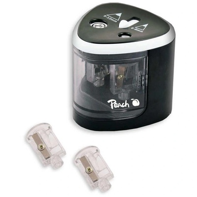 PRT GmbH PO102 Електрическа острилка за моливи Черен, Бяла (PO102-bk)