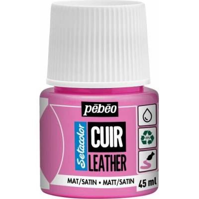 Pebeo Setacolor matt satin farba na kožu 45 ml cukríková ružová
