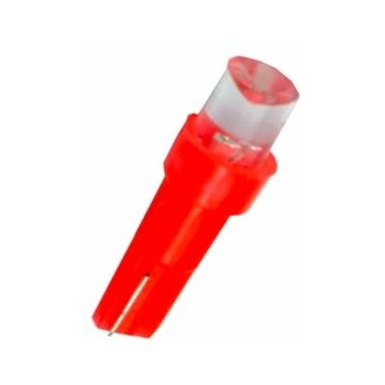 Лед крушки тип t5 12v/1, 2w червен