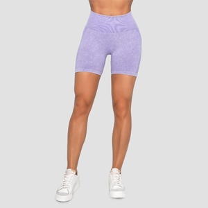 GymBeam Дамски безшевни шорти Lift Violet M