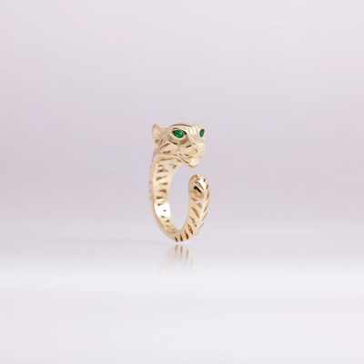 Lillian Vassago zlatý prsten tygr LLV22 GR158Y