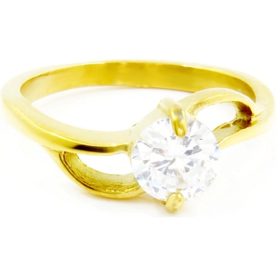 Bruno Prsten VLNKA GOLD s kamínkem S3172