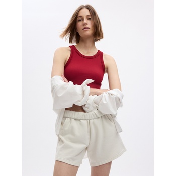 GAP Спортен кроп топ GapFit Seamless Rib GAP GAP | Cherven | ЖЕНИ | XS