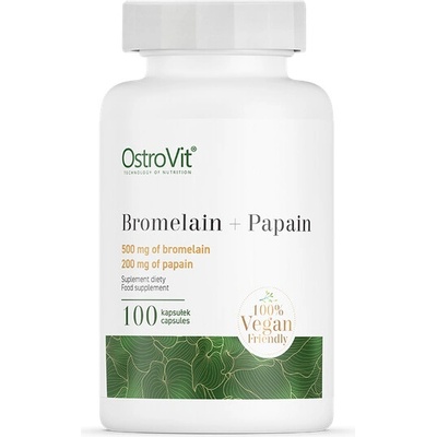 OstroVit Bromelain + Papain VEGE 100 kapslí