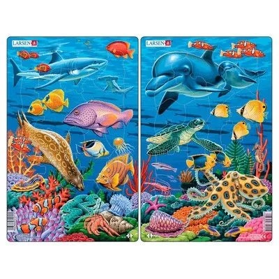 Larsen - Детски пъзел - Морското дъно - 25 части (H23)