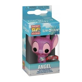 Funko POP Prívesok na kľúče Keychain Lilo & Stitch Angel DGLT