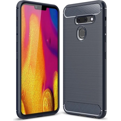 LG G8 ThinQ Удароустойчив Carbon Fiber Калъф и Протектор