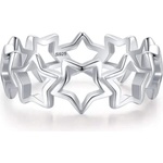 Silenti Jewelry Сребърен пръстен "Хоризонт" - 7 - 54.5мм (17.2мм диам. )