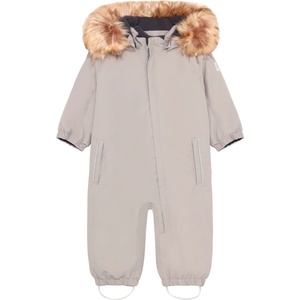 Color Kids Детска грейка Color Kids Baby's Coverall with Fake Fur Overall - Rock Ridge - размер 104 (EU) (702-6050-0316)