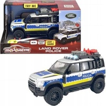 Majorette Autíčko policajné Land Rover Police so zvukom a svetlom 12,5 cm