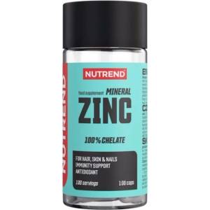Nutrend Mineral Zinc 100% Chelate, 15 mg, 100 капсули, Nutrend (6625-00)
