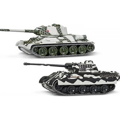 Corgi CORGI Toys Sada: Tank Panther 1945 + Tank T-34 1943 1:87