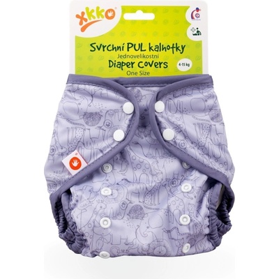 XKKO Vrchné plienkové nohavičky One Size Safari Lavender Aura