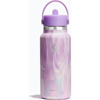 Hydro Flask Wide Flex Straw Cap Jelly 945 ml лилава термална бутилка с вихрушка