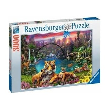 Ravensburger Пъзел Ravensburger Tigers in the lagoon 3000 Части