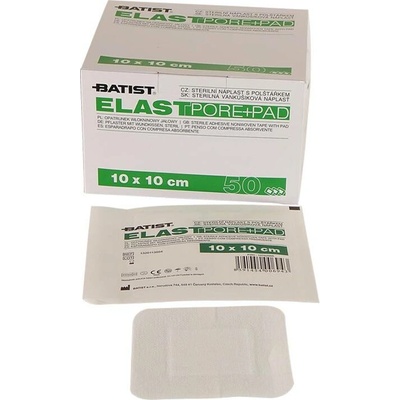 Batist Elastpore 10 x 10 cm 50 ks