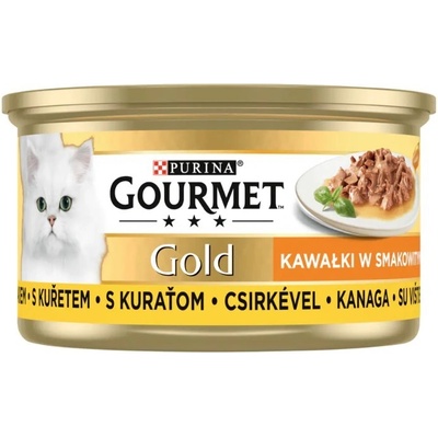 Gourmet Gold cat Sauce Delight Minifiletky kuře 85 g