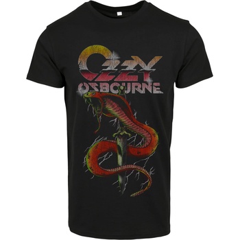 MERCHCODE Мъжка тениска в черно Merchcode Ozzy Osbourne Vintage Snake MODEL470 SALE - Черен, размер 2XL