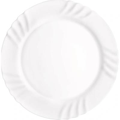 Bormioli Rocco Plytký tanier z opalového skla Ebro - Ø 32 cm - biely