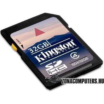 Kingston SDHC 32GB Class 4 SD4/32GB