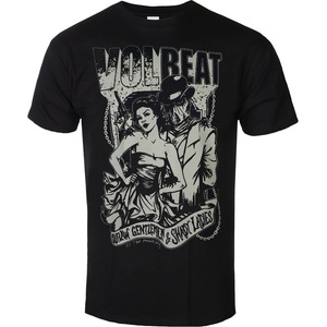 HYBRIS Мъжка тениска Volbeat - Outlaw Gentlemen - Black - HYBRIS - WMX-1-VB001-H26-10-BK