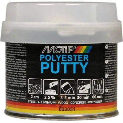 Motip 500051 polyesterový plniaci tmel s tužidlom 250 g