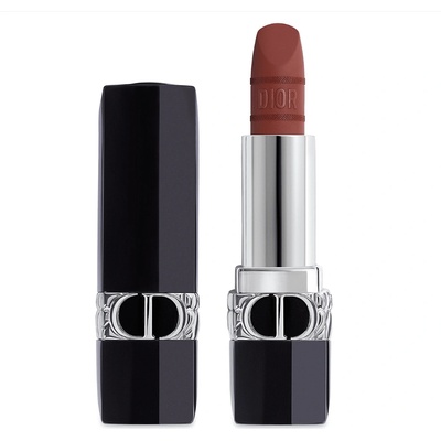 Dior Rouge Satin Matte кремообразно червило нежно бордо 3.5 г