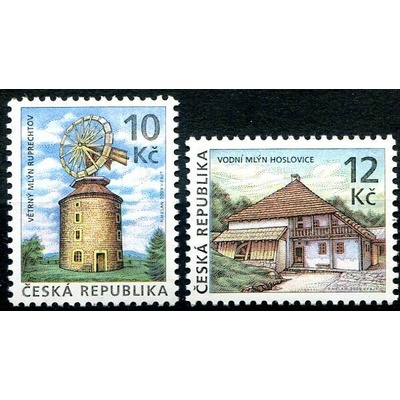 Česká pošta (2009) č. 608 - 609 ** - Česká republika - Technické památky Mlýny