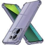 Techsuit Калъф за Xiaomi Redmi Note 13 Pro 5G / Poco X6 - Techsuit - Удароустойчив Clear Silicone - Опушено Черен