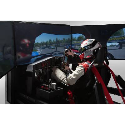Profesionální simulátor závodních automobilů - WRC Rallye Car, GT3 nebo Formule 1