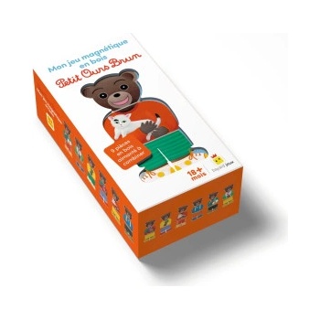 Mon jeu magnétique en bois Petit Ours Brun
